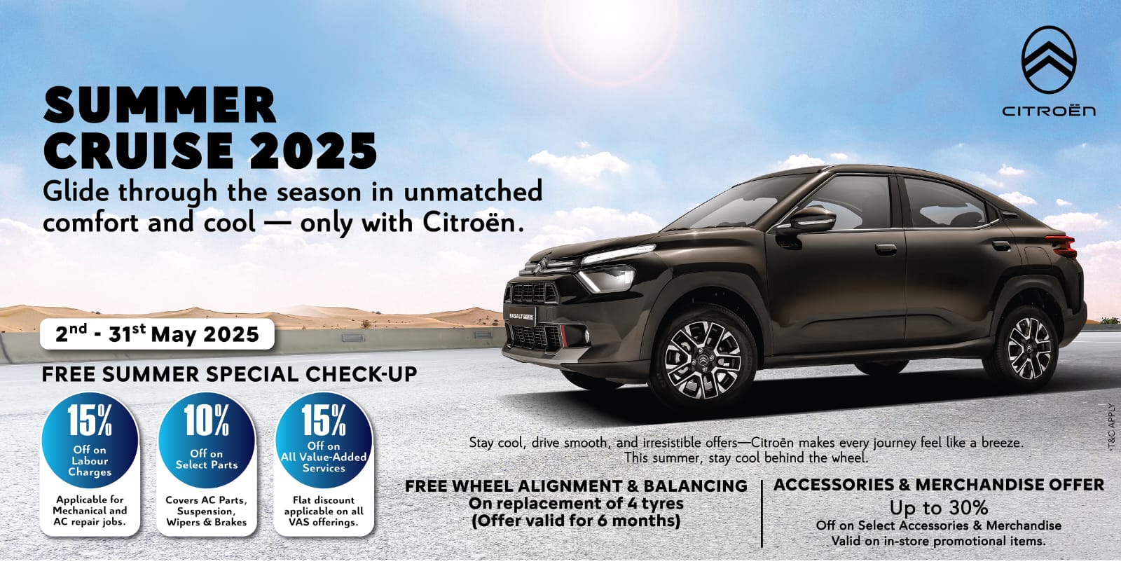 Citroën and Jeep Roll Out Summer 2025 Campaigns to Enhance Vehicle Performance and Customer Delight