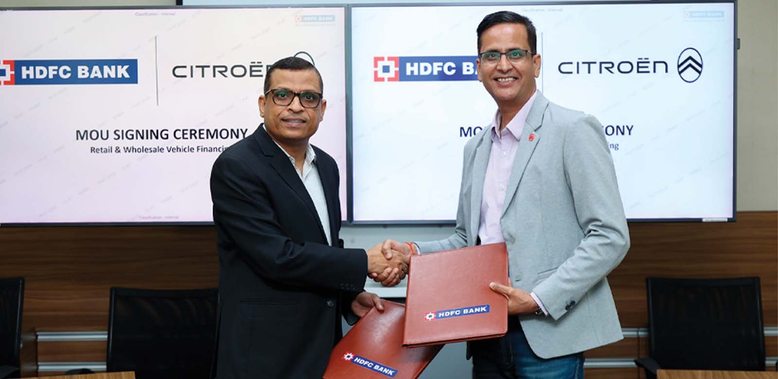 CITROËN INDIA PARTNERS WITH HDFC BANK TO OFFER COMPREHENSIVE RETAIL & DEALER FINANCE SOLUTIONS