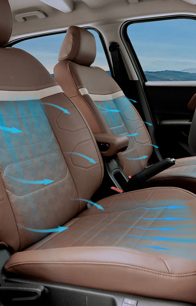 TROPICOOL VENTILATED SEATS
