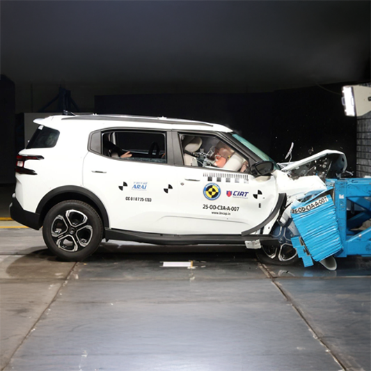 CITROËN AIRCROSS SECURES 5-STAR BHARAT NCAP RATING
